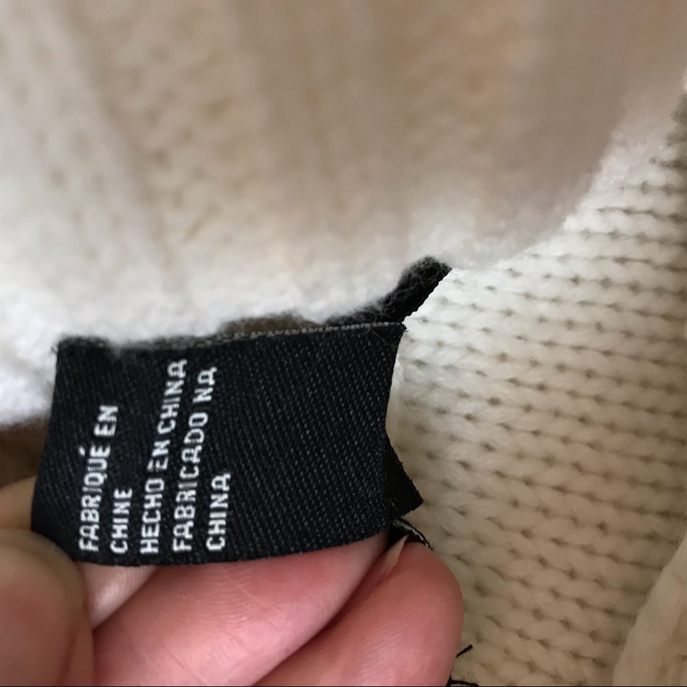 Forever 21 | Cowl Neck Sweater Ivory Small - Picture 6 of 8